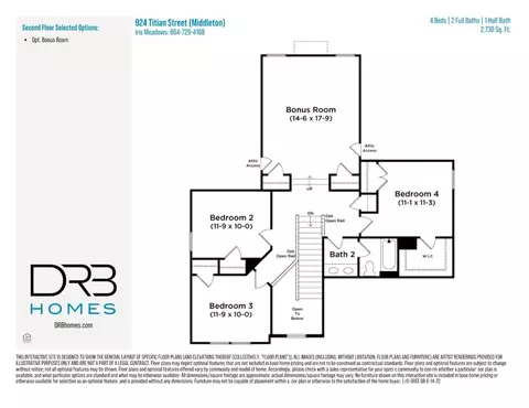 Floorplan - 924 Titian St, Moore, SC 29369 photo 2 of 2