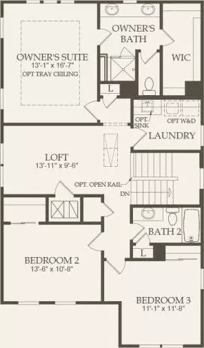 Floorplan - 2104 Astride Way, Willow Spring, NC 27592 photo 1 of 1