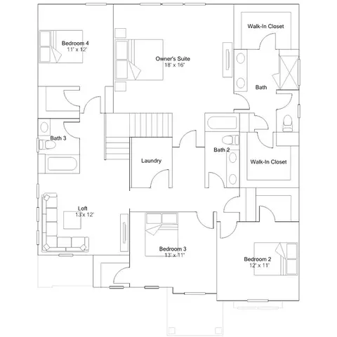 Floorplan - 271 Foxglade Dr, Gilbert, SC 29054 photo 4 of 4