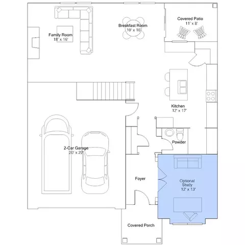 Floorplan - 271 Foxglade Dr, Gilbert, SC 29054 photo 3 of 4