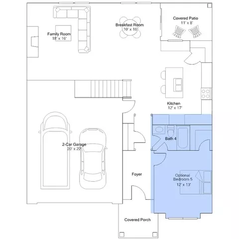 Floorplan - 271 Foxglade Dr, Gilbert, SC 29054 photo 2 of 4