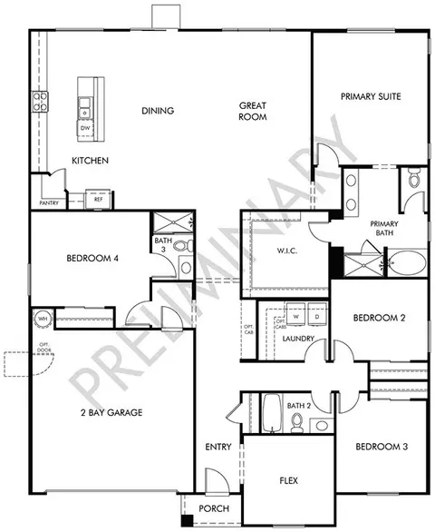 Floorplan - 1292 Revere Loop, Galt, CA 95632 photo 1 of 1