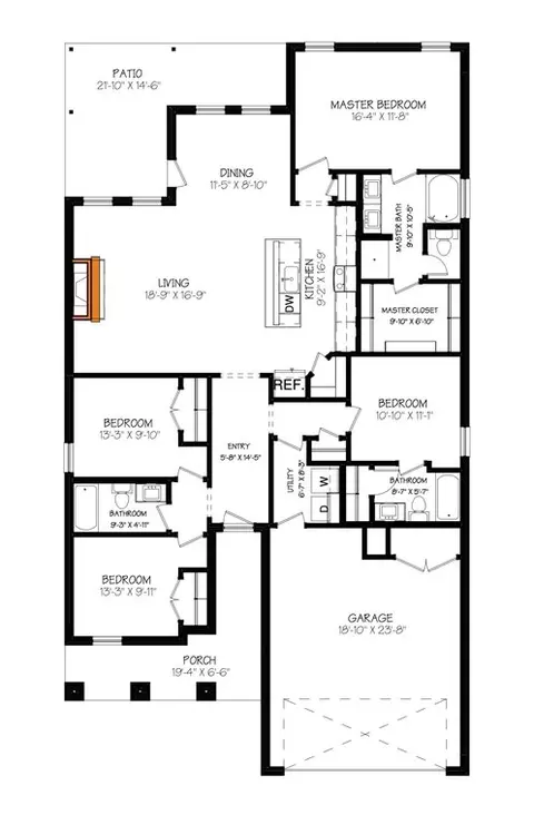 Floorplan - Undisclosed, Lubbock, TX 79407 photo 1 of 1