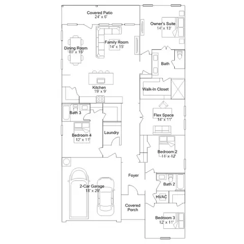 Floorplan - 5094 Loyalty Dr, Saint Cloud, FL 34772 photo 1 of 1