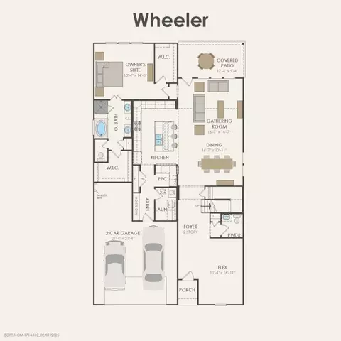 Floorplan - 3105 Riverview Run, Rockwall, TX 75032 photo 1 of 3