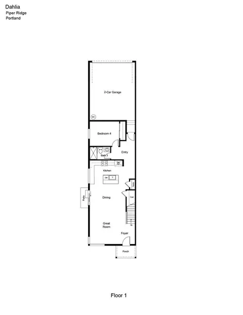 Floorplan - 3695 SW Knapp Dr, Gresham, OR 97080 photo 1 of 2