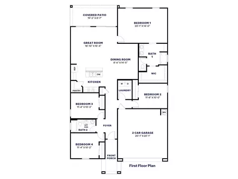 Floorplan - 2874 W Stearn Ave, Apache Junction, AZ 85120 photo 1 of 1