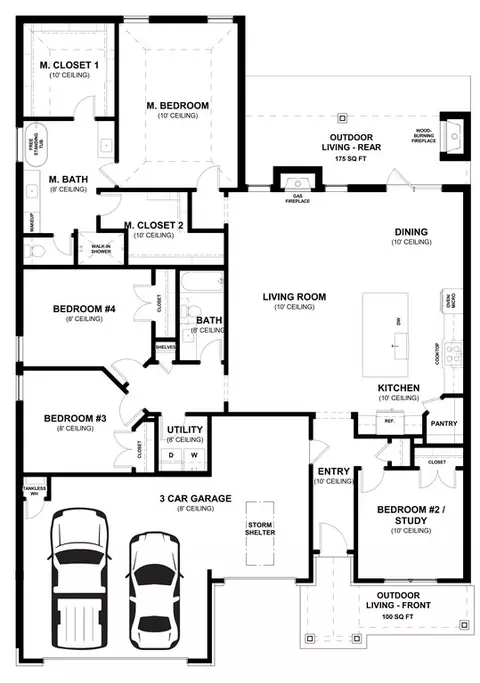 Floorplan - 2920 E Northampton St, Broken Arrow, OK 74014 photo 1 of 1