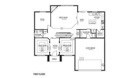 Floorplan - 930 E Drahner Rd, Oxford, MI 48371 photo 1 of 3