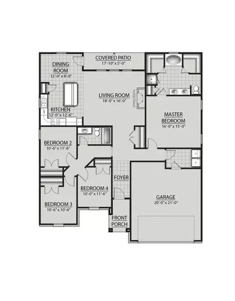 Floorplan - 48182 Grassland St, Robert, LA 70455 photo 1 of 1