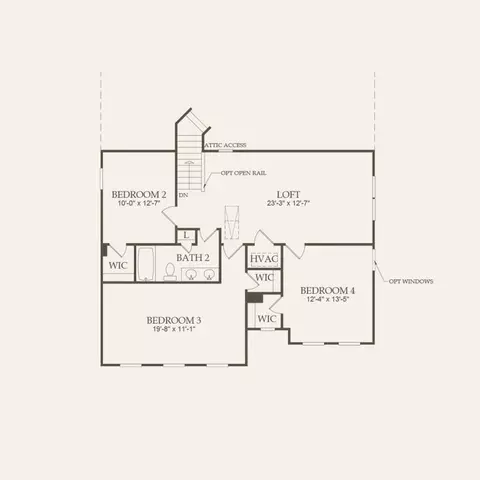 Floorplan - 2104 Astride Way, Willow Spring, NC 27592 photo 1 of 1