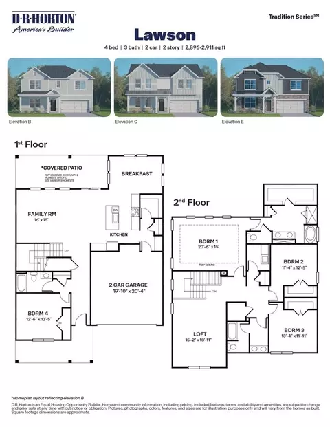Floorplan - 708 Wilder Bloom Path, Aberdeen, NC 28315 photo 1 of 1