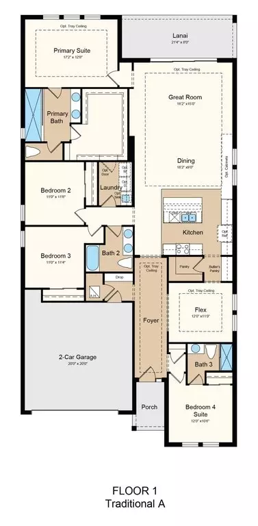 Floorplan - 5292 Goldfinch Dr, Saint Cloud, FL 34771 photo 1 of 2