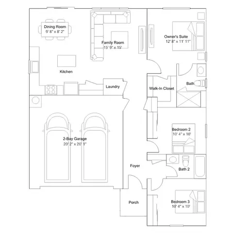 Floorplan - 2089 Cyclone Dr, Manteca, CA 95336 photo 1 of 1