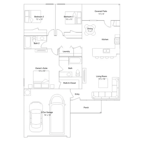 Floorplan - 29010 E 80th Pl S, Broken Arrow, OK 74014 photo 1 of 1