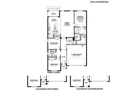 Floorplan - 5043 Prairie Preserve Run, Saint Cloud, FL 34772 photo 3 of 4