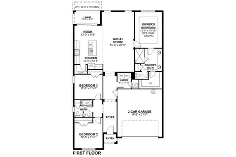 Floorplan - 5043 Prairie Preserve Run, Saint Cloud, FL 34772 photo 1 of 4