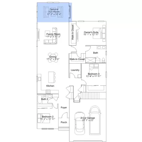 Floorplan - 2405 Greyfriar Loop, Middletown, DE 19709 photo 3 of 7