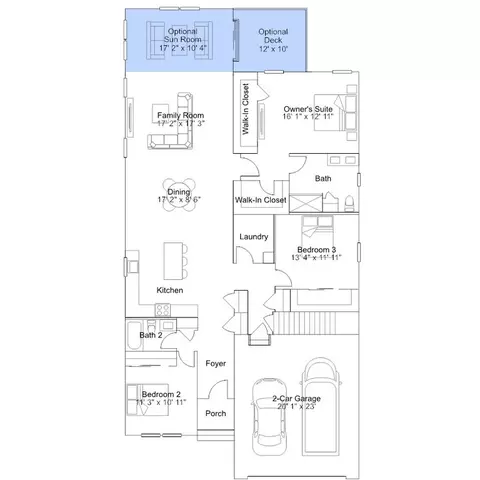 Floorplan - 2405 Greyfriar Loop, Middletown, DE 19709 photo 4 of 7