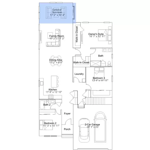 Floorplan - 2405 Greyfriar Loop, Middletown, DE 19709 photo 3 of 6