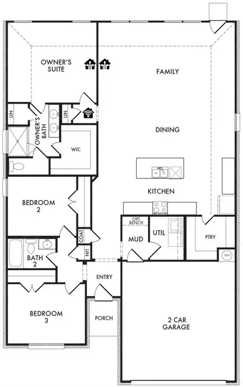 Floorplan - 1806 Apache Cir, Cleburne, TX 76033 photo 1 of 1