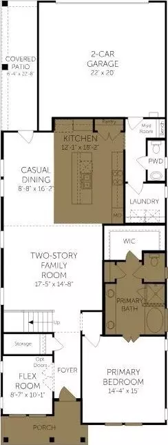 Floorplan - 2437 Trailrunner Dr, Celina, TX 75009 photo 1 of 2