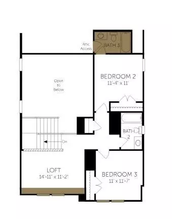 Floorplan - 2437 Trailrunner Dr, Celina, TX 75009 photo 2 of 2