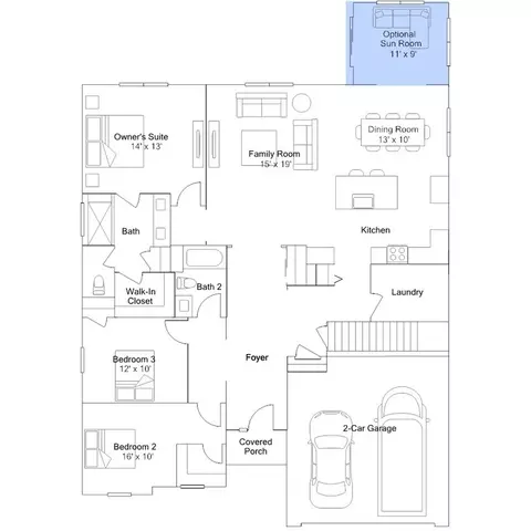 Floorplan - 15026 S Darr Dr, Plainfield, IL 60544 photo 2 of 2