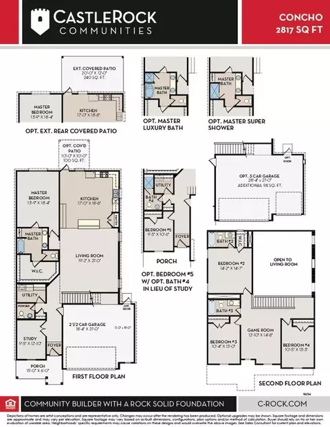 Floorplan - 7300 Poplar Dr, Argyle, TX 76226 photo 1 of 1