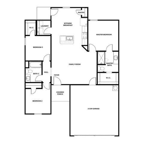 Floorplan - 709 Ashleigh Dr, Tuttle, OK 73089 photo 1 of 1