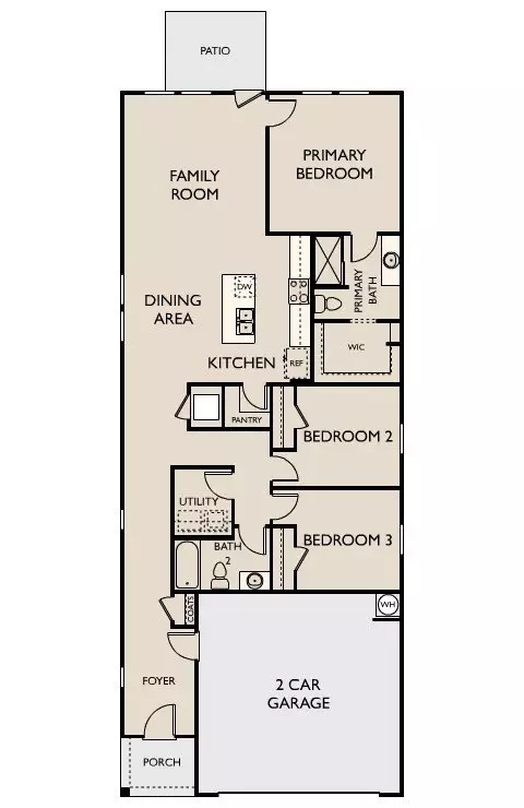 Floorplan - 13112 Bending Creek Trl, Parrish, FL 34219 photo 1 of 1