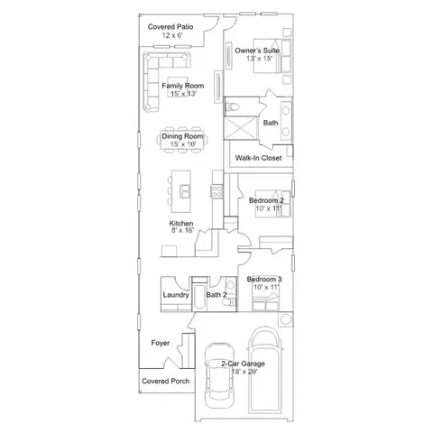 Floorplan - 1626 Windrose Bnd, Angleton, TX 77515 photo 1 of 1