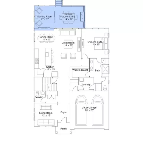 Floorplan - 2693 Marsh Elder Dr, Cambridge, MD 21613 photo 3 of 6