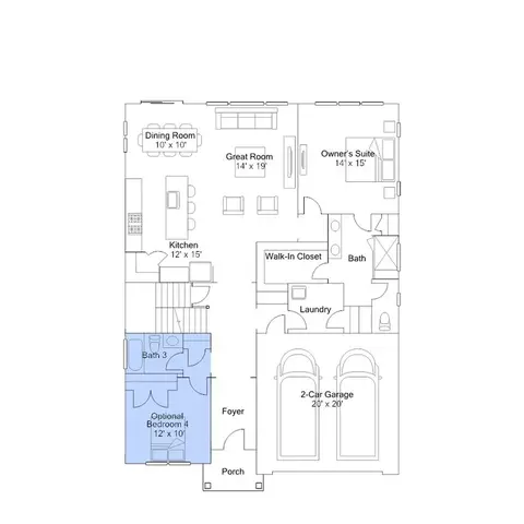 Floorplan - 2693 Marsh Elder Dr, Cambridge, MD 21613 photo 2 of 5