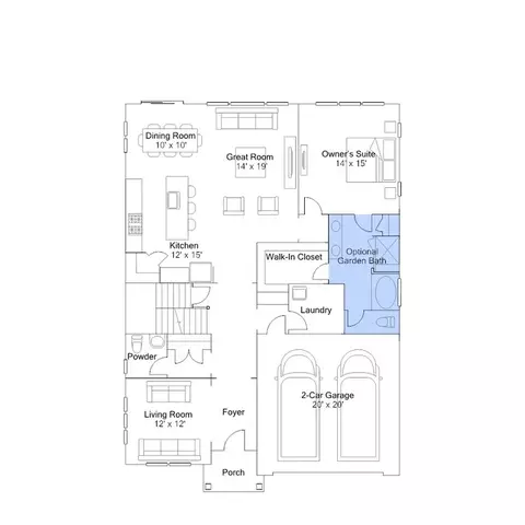 Floorplan - 2693 Marsh Elder Dr, Cambridge, MD 21613 photo 2 of 6