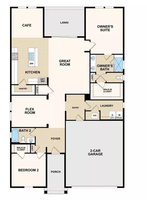 Floorplan - 636 Knotted Birch Ave, Saint Augustine, FL 32092 photo 1 of 1