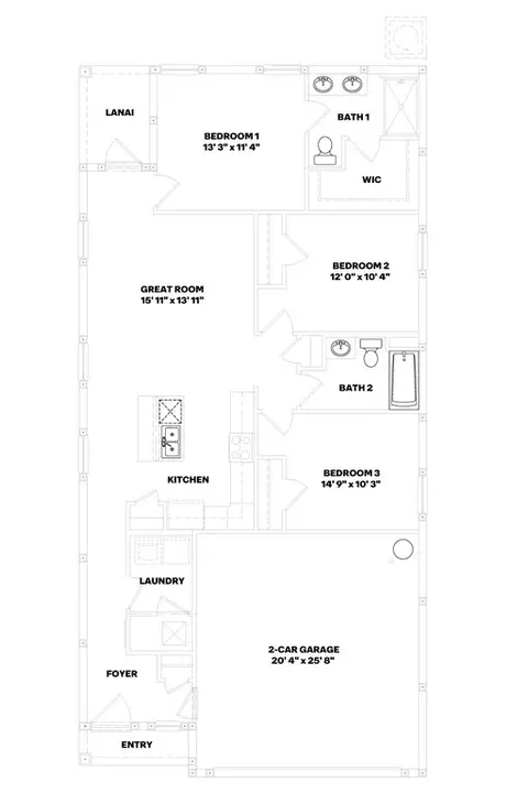 Floorplan - 2161 NE 28th Pl, Ocala, FL 34470 photo 1 of 1