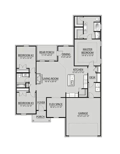 Floorplan - Coming Soon, Crestview, FL 32536 photo 1 of 1
