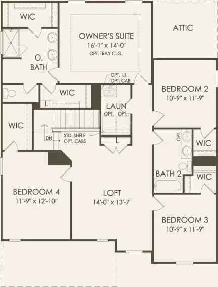 Floorplan - 12823 S Vicarage Dr, Plainfield, IL 60585 photo 2 of 3