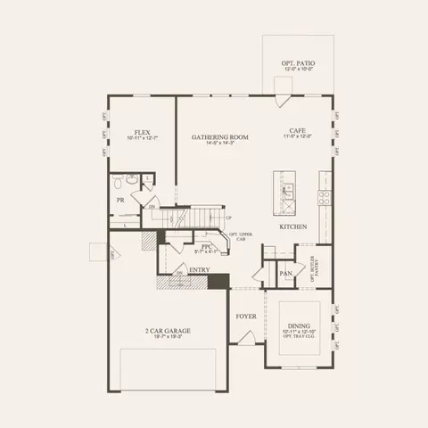 Floorplan - 12823 S Vicarage Dr, Plainfield, IL 60585 photo 1 of 3
