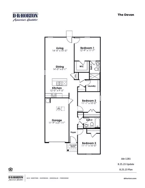 Floorplan - 549 Bluff View Ln, Florence, SC 29505 photo 1 of 1