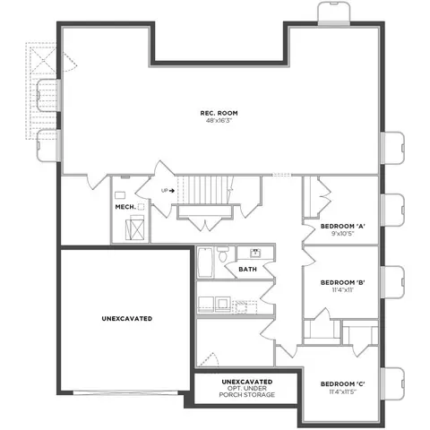 Floorplan - 3004 N Wander Ln, Eagle Mountain, UT 84005 photo 1 of 1