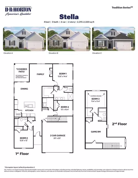 Floorplan - 7505 Percussion Dr, Apex, NC 27539 photo 1 of 1
