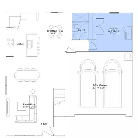 Floorplan - 126 Primrose St, King, NC 27021 photo 2 of 3