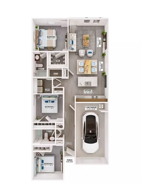 Floorplan - 5935 Belfast Bend Ct, Slidell, LA 70461 photo 1 of 3