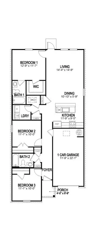 Floorplan - 5935 Belfast Bend Ct, Slidell, LA 70461 photo 3 of 3