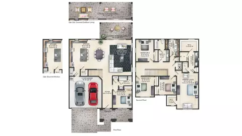 Floorplan - 4914 Prairie Preserve Run, Saint Cloud, FL 34772 photo 1 of 1