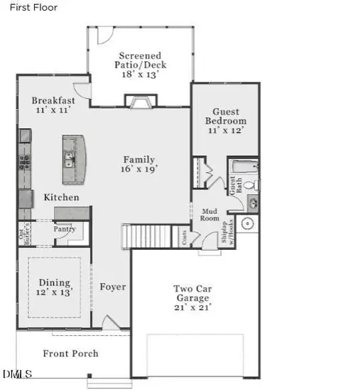 Floorplan - 1108 Prominence Dr, Durham, NC 27712 photo 1 of 2