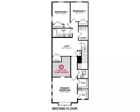 Floorplan - 316 Bluestem Dr, Euless, TX 76039 photo 2 of 2