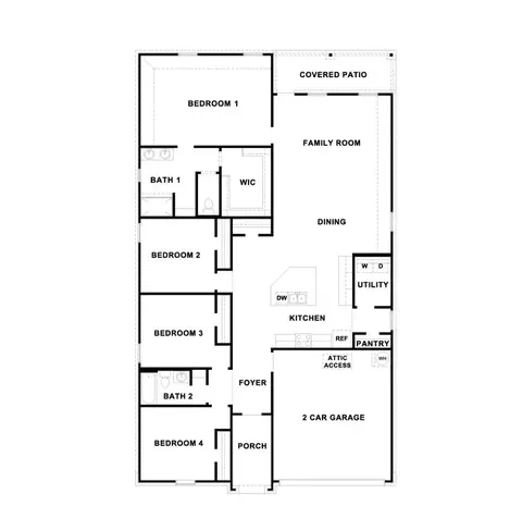 Floorplan - 13407 Eppright Trce, Manor, TX 78653 photo 1 of 1